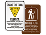 Hiking Safety Signs