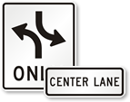 Lane Use Control Signs