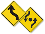 MUTCD Curve Signs