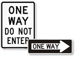 One Way Signs