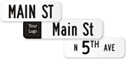 6" High Street Signs