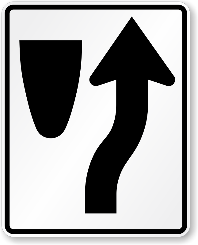 keep-right-signs