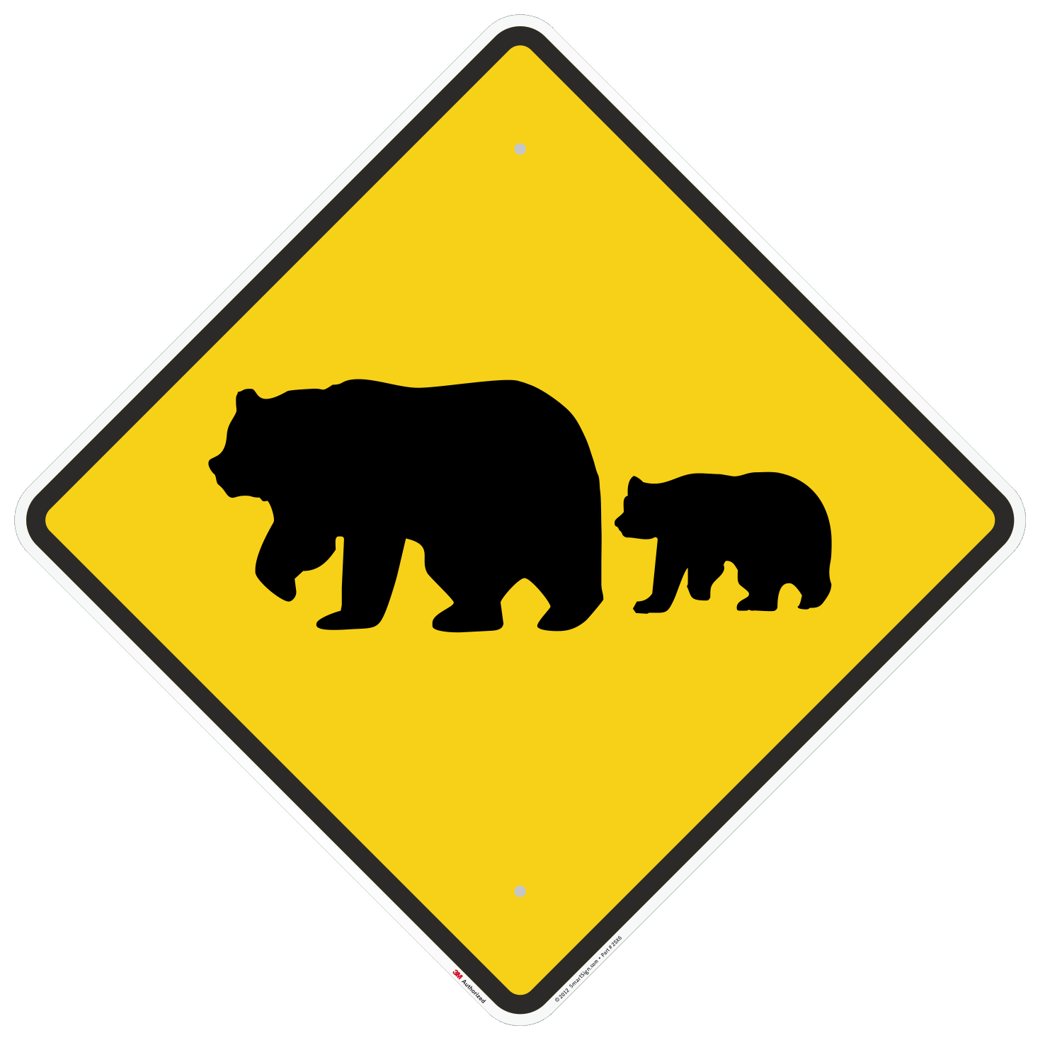 【2025福袋】 Bear Crossing K-6562 SKU: , Sign Warning Animal Sign, その他