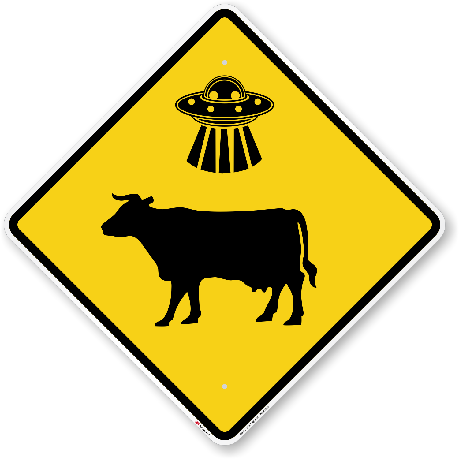 alien abduction cow