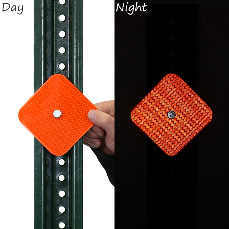 Fluorescent Orange K-6582 Delineator Reflective Signs, SKU: