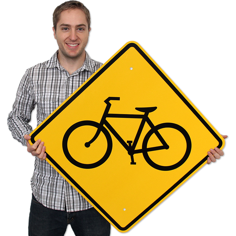 bike crossing traffic