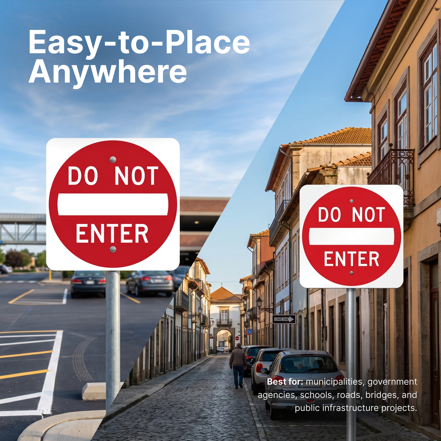 Do Not Enter Traffic Sign - R5-1, SKU: X-R5-1