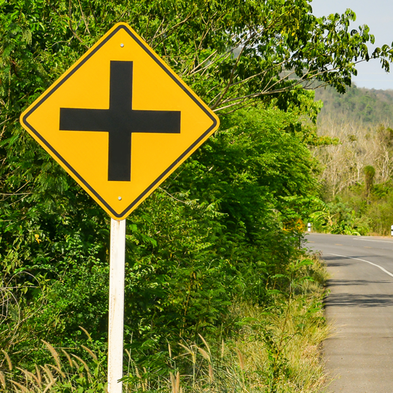 Crossroad Ahead Sign Meaning : Road Signs In South Africa And Their ...