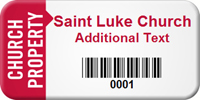 Church Property  with Barcode
