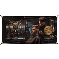 Custom Barber Shop Vinyl Banner