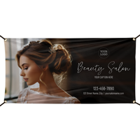 Custom Beauty Salon Vinyl Banner