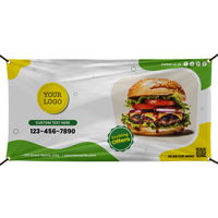 Custom Burger Spot Vinyl Banner