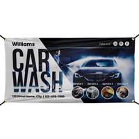 Custom Car Wash Vinyl Banner