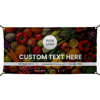 Custom Grocery Store Vinyl Banner