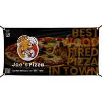 Custom Pizza Shop Vinyl Banner