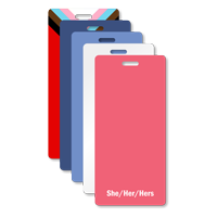 She Hers Her  Badge Buddy Vertical