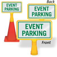 Event Parking ConeBoss Sign