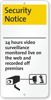 Under 24 Hour Video Surveillance