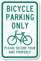Bicycle Parking Only