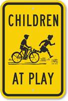 Children At Play Sign