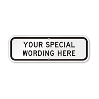 Customized Horizontal Colored Signs Template