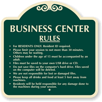 Business Center Rules SignatureSign