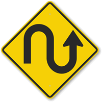 Double Curve Symbol Sign