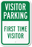 Visitor Parking Sign