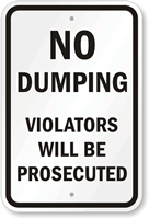 No Dumping