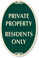 Private Property  Sign