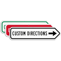 Add Your Custom Directions Right Arrow Sign