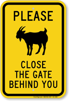 Close The Gate Behind You, Goat Symbol Sign