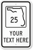 Custom Florida Highway Sign