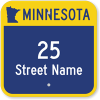 Custom Minnesota Highway Sign