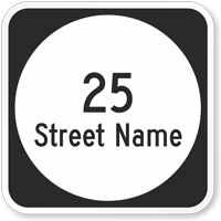 Custom New Jersey Highway Sign