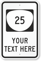 Custom Oregon Highway Sign