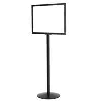 Double Sided Slide In Aluminum Poster Frame Floor Standing