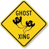 Ghost Xing Symbol Crossing Sign