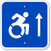 Handicap Symbol Sign