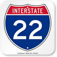 Interstate 22 (I-22)Sign