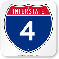 Interstate 4 (I-4)Sign