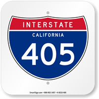California Interstate 405 Sign