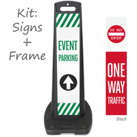 LotBoss "Event Parking" with Straight Ahead Arrow Portable Kit