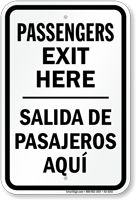 Passengers Exit Here