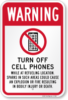No Cell phone Sign
