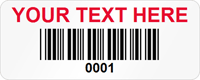 Rectangular Custom Template  Barcode