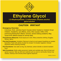 ANSI Chemical Label