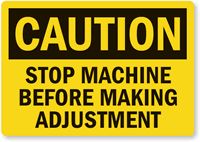 Caution Label