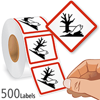 GHS Environment Pictogram Label