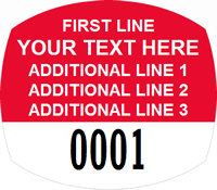 Oval Custom Template  Numbering